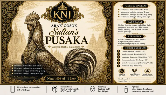 Arak Gosok Sultan's Pusaka — 3